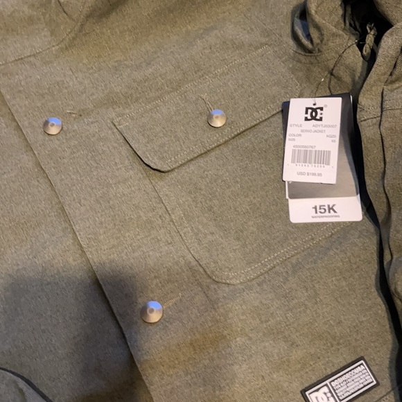 🔥DC MEN'S SERVO SNOWBOARD JACKET NWT - Picture 6 of 6